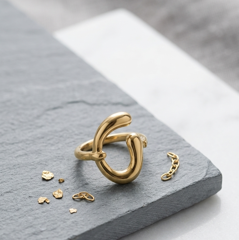 Calligraphic Ring