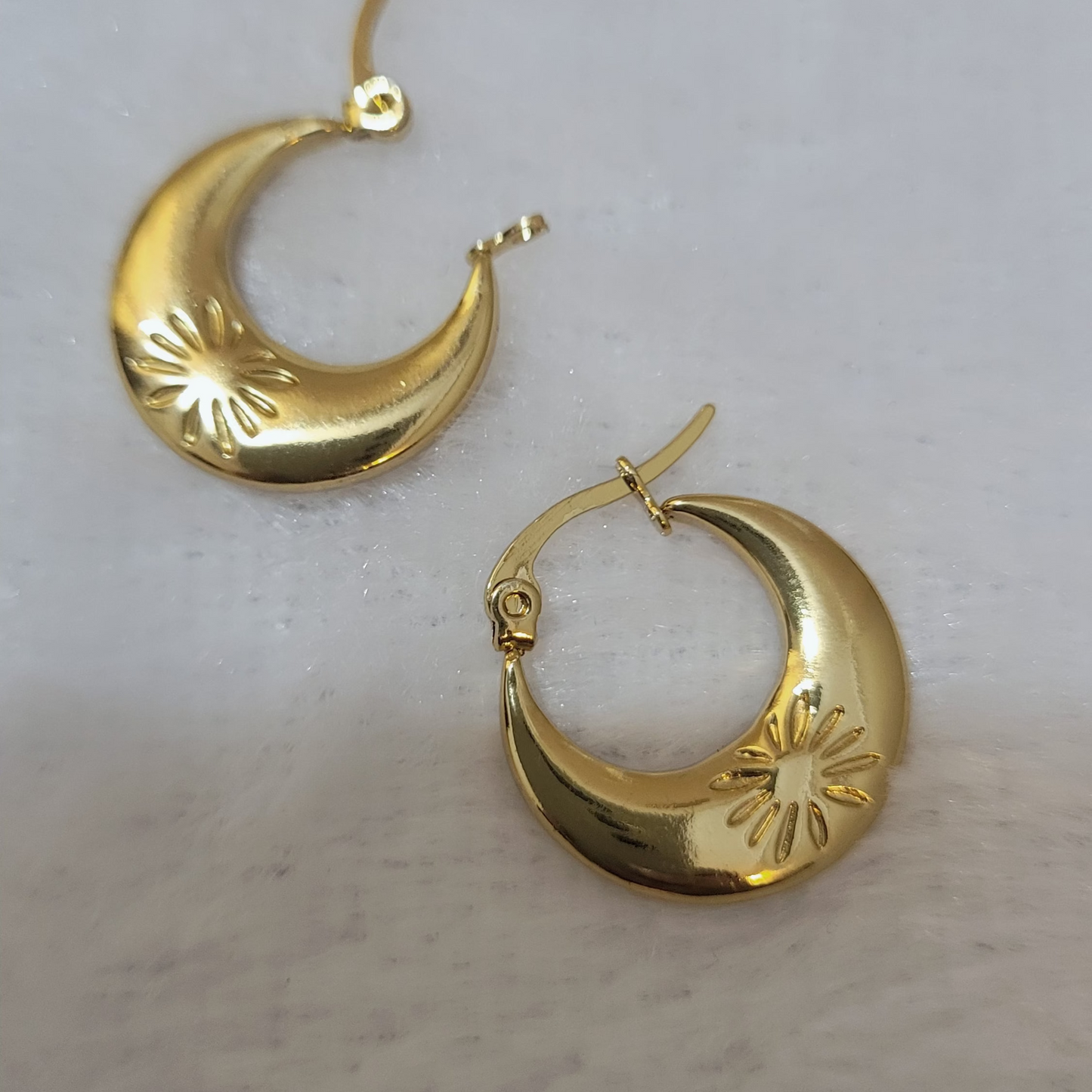 Crescent Moon Shaped Earring