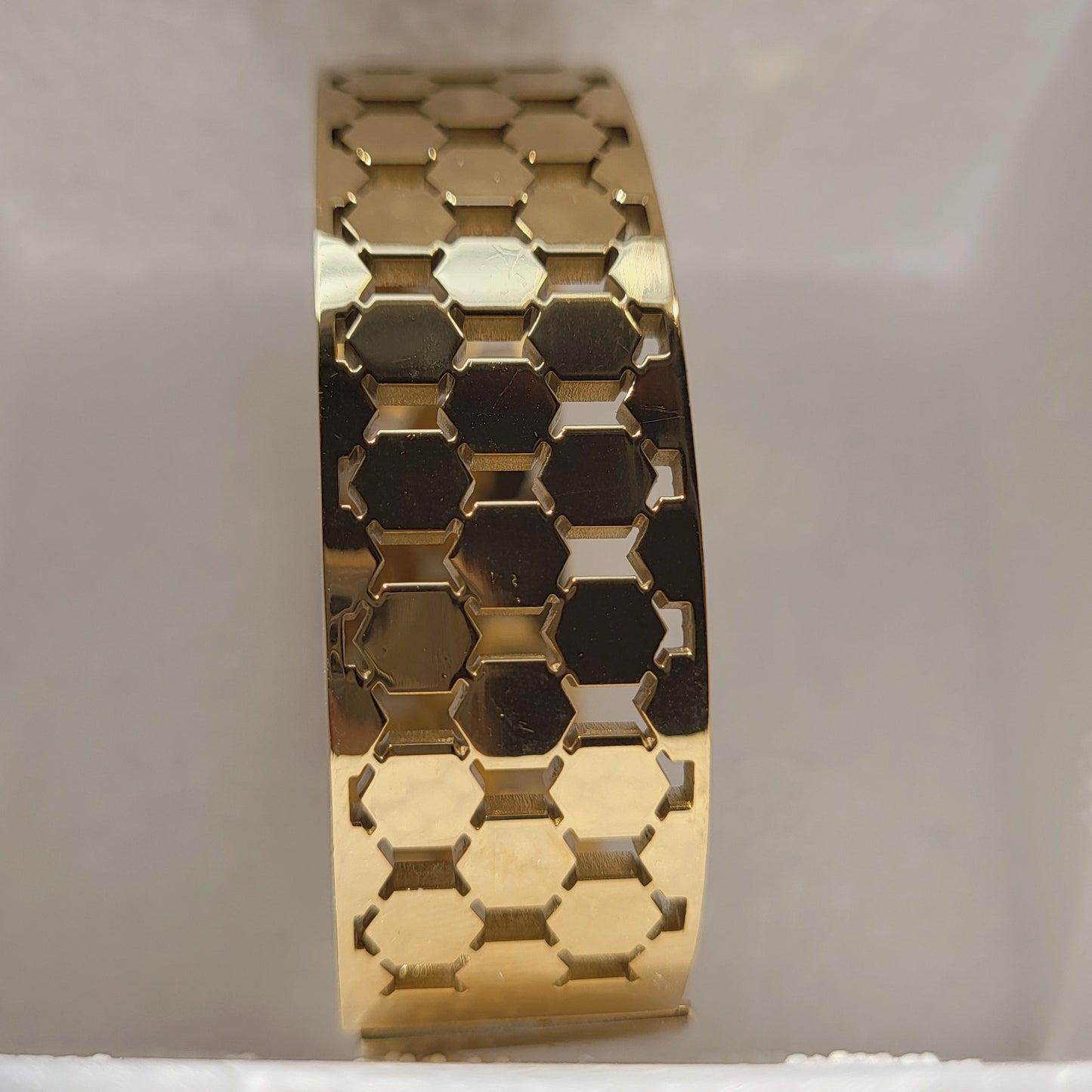 Honeycomb Broad Bracelet