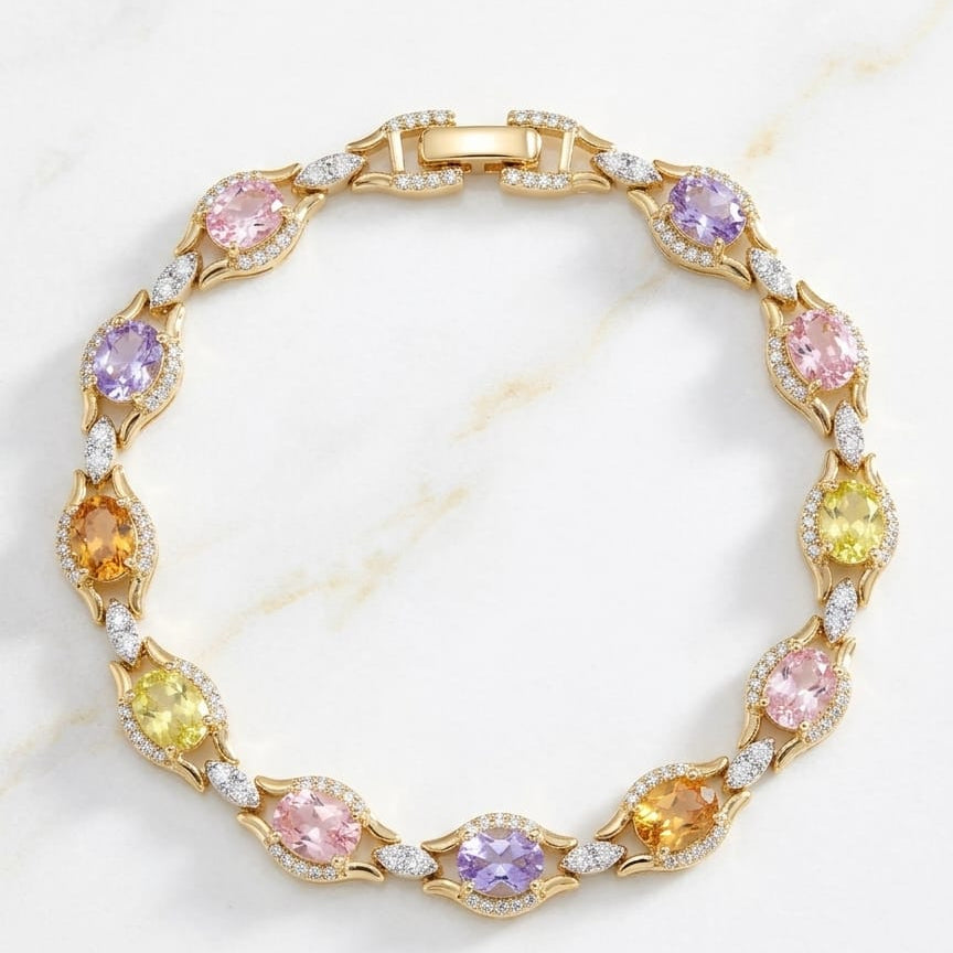 Pastel Tennis Premium Bracelet