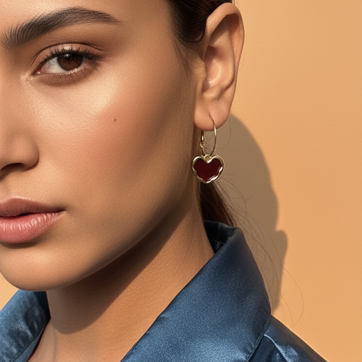 Heart Hanging Earring