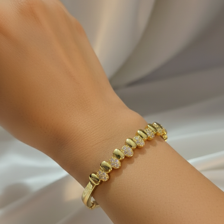 Diamond Accent Gold Bracelet