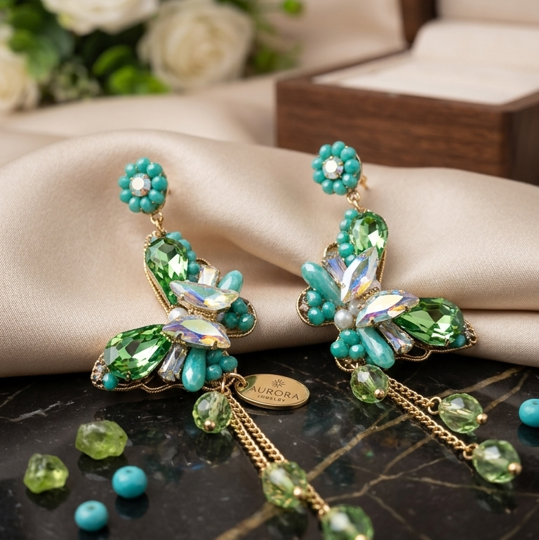 Butterfly Drop Earring(Turkish)