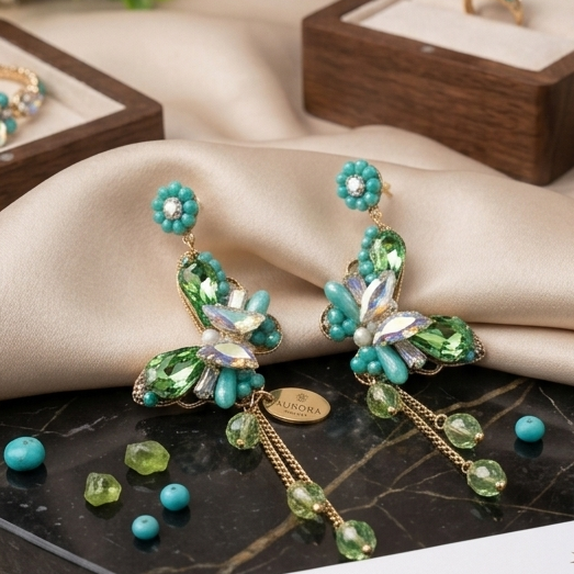 Butterfly Drop Earring(Turkish)