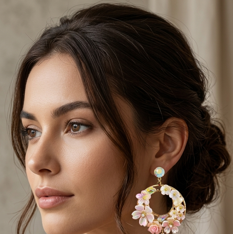 Circle Dangler Earring(Turkish)