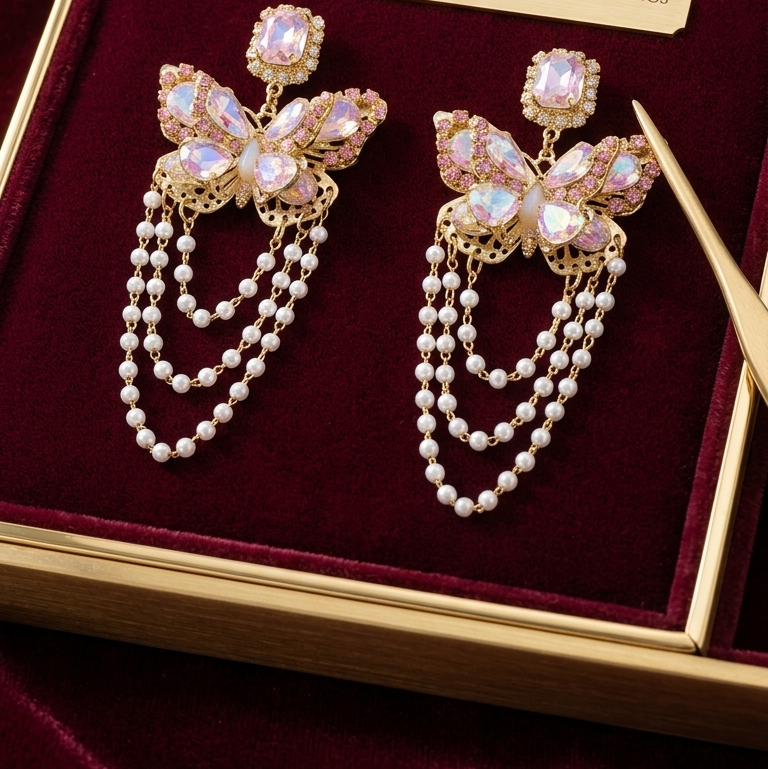 Butterfly Pearl Drape(Turkish)