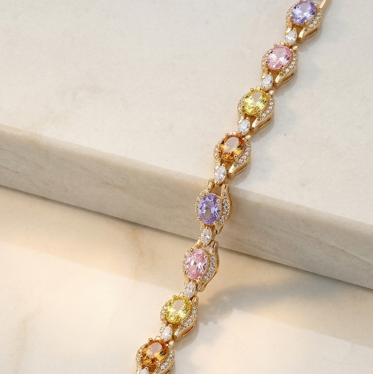 Pastel Tennis Premium Bracelet