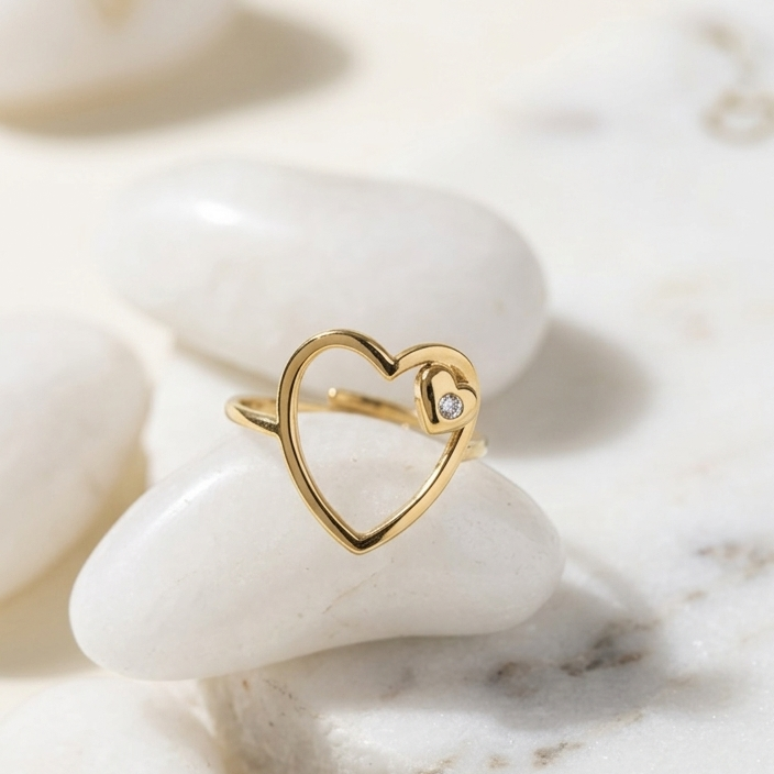 Sweetheart Minimalist Ring