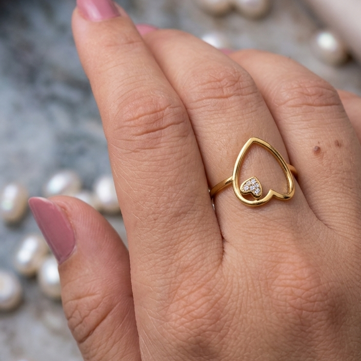 Sweetheart Minimalist Ring
