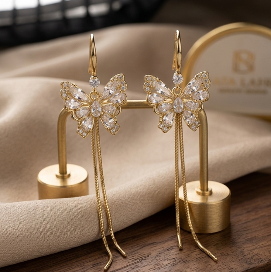 Butterfly Tassel Earring