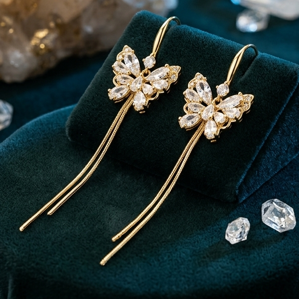 Butterfly Tassel Earring