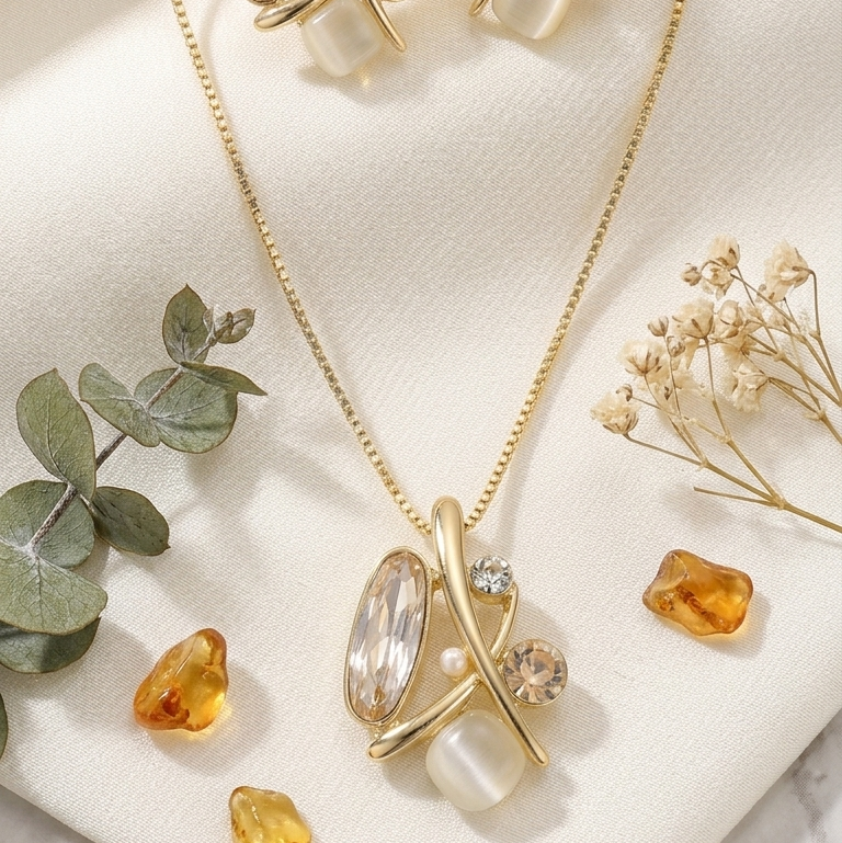 Opal Pendent Set