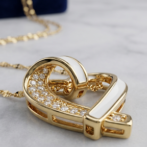 Enamel Heart Pendent