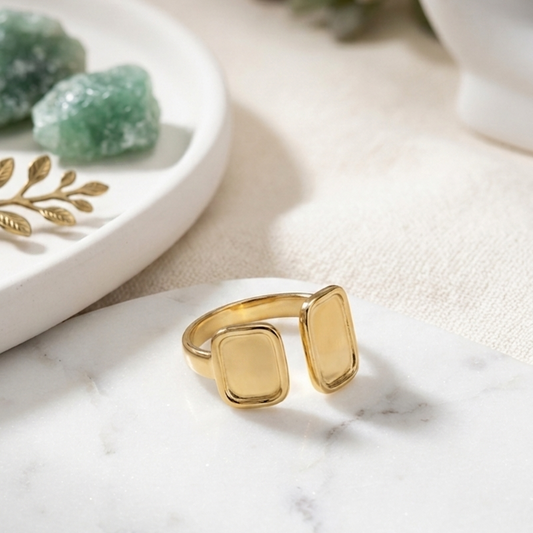 Golden Cuff Ring