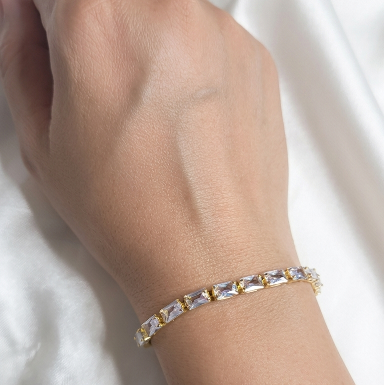 Tennis Bracelet Golden