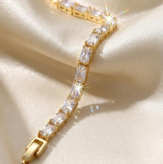 Tennis Bracelet Golden