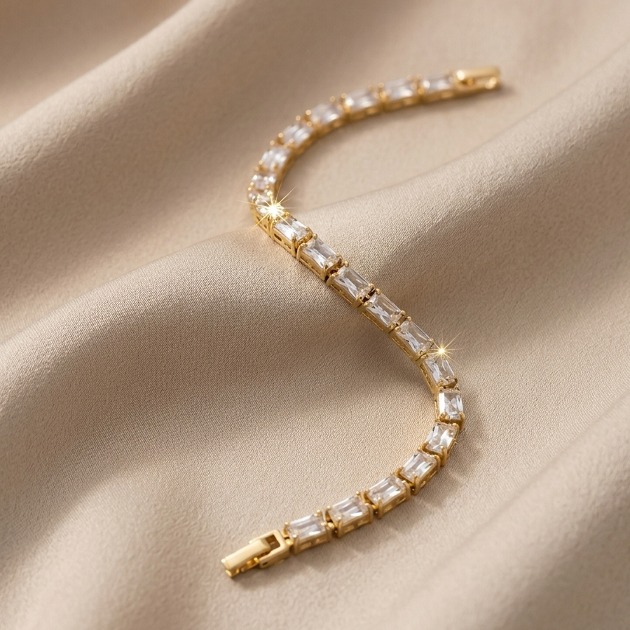 Tennis Bracelet Golden