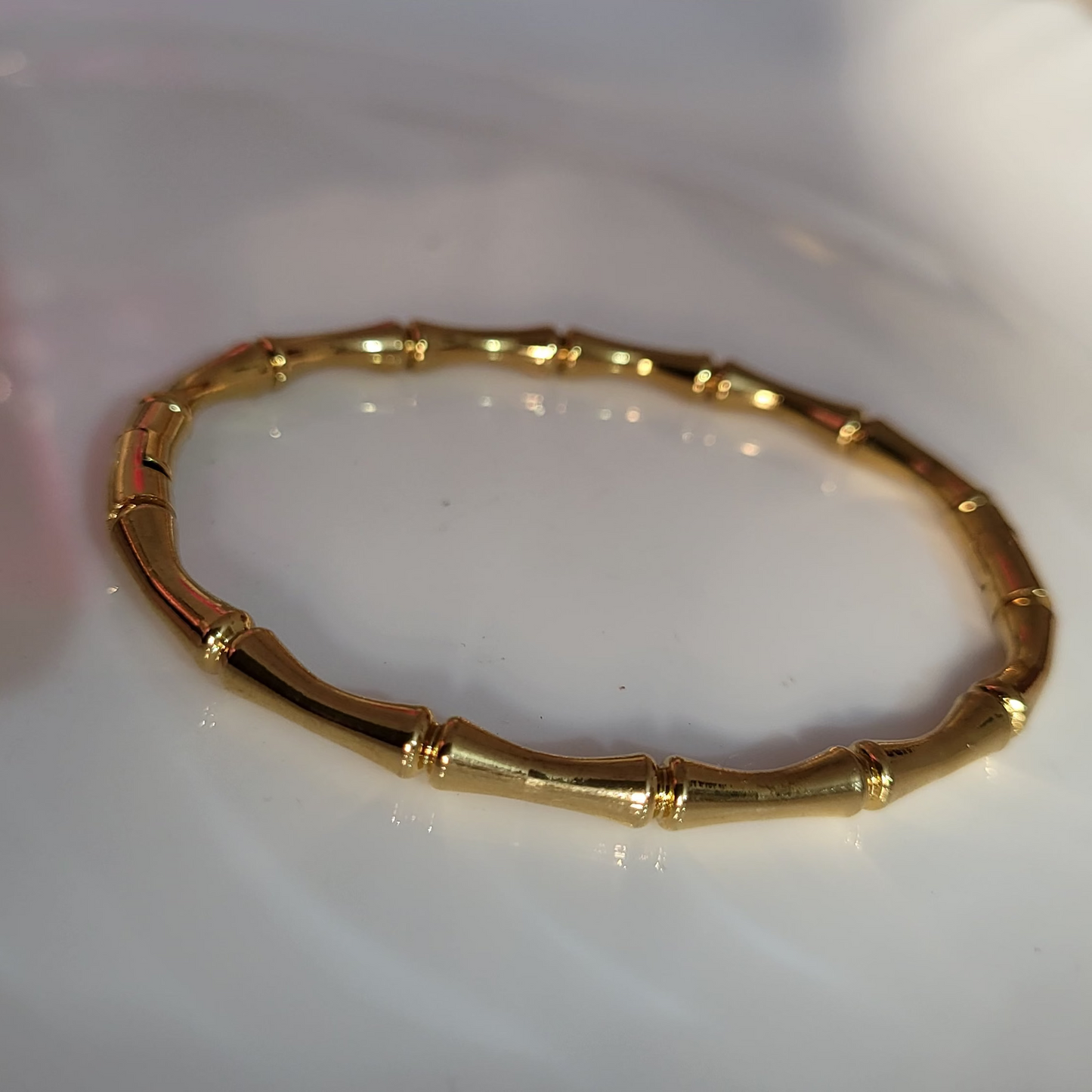 Bamboo Style Bracelet