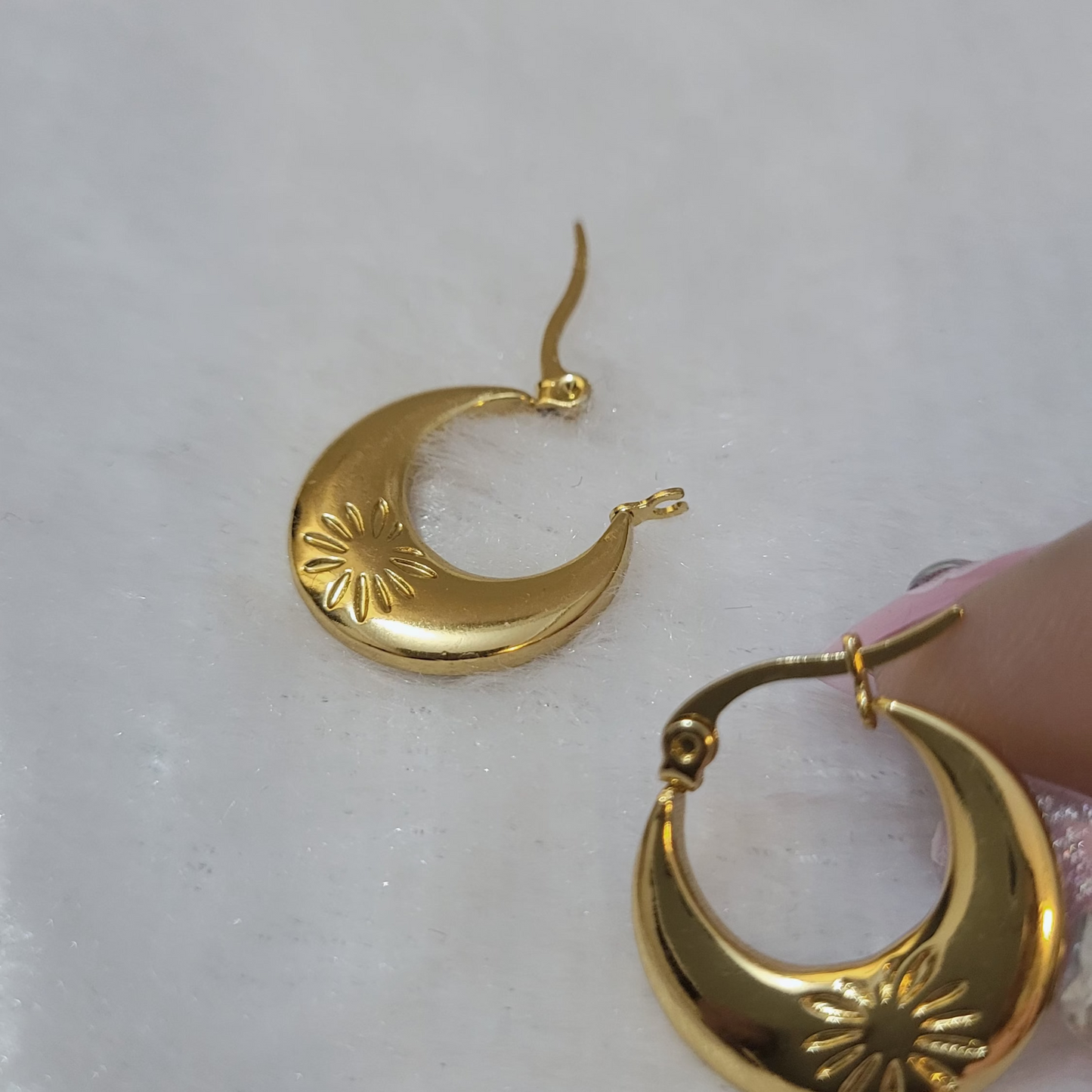 Crescent Moon Shaped Earring