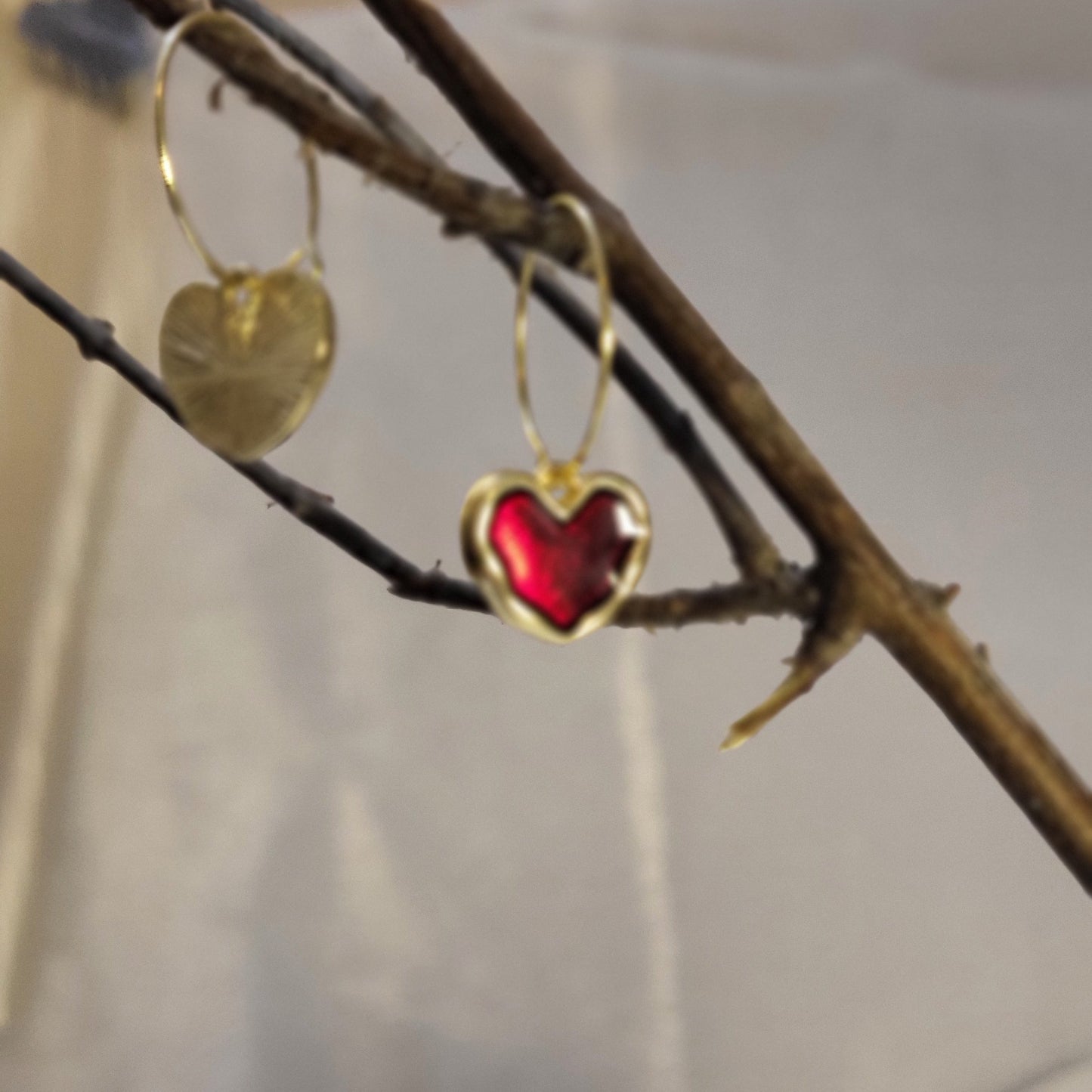 Heart Hanging Earring