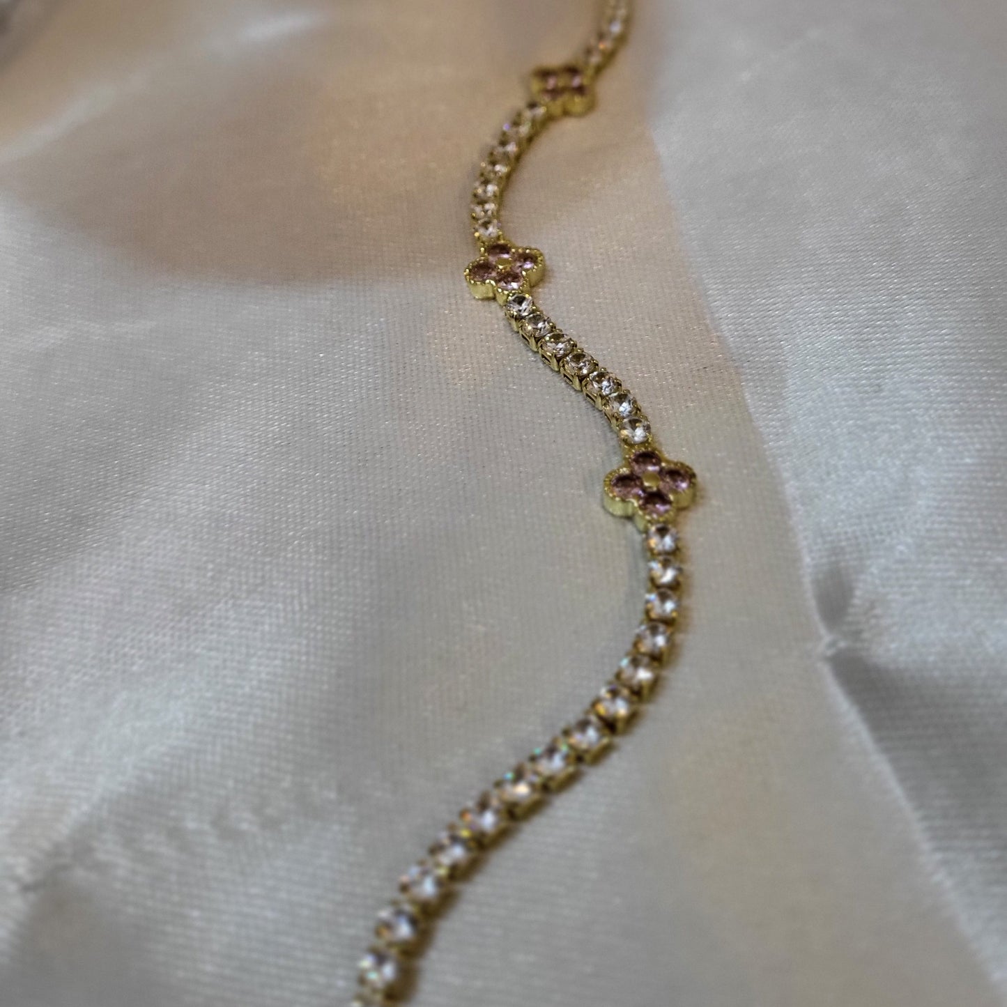 Golden Tennis bracelet
