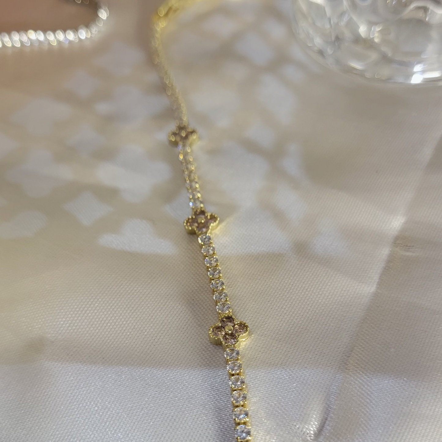Golden Tennis bracelet