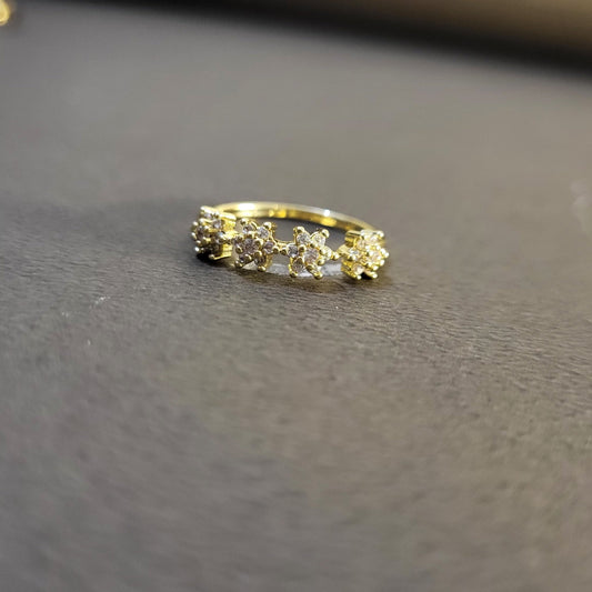 Floral Cluster Ring