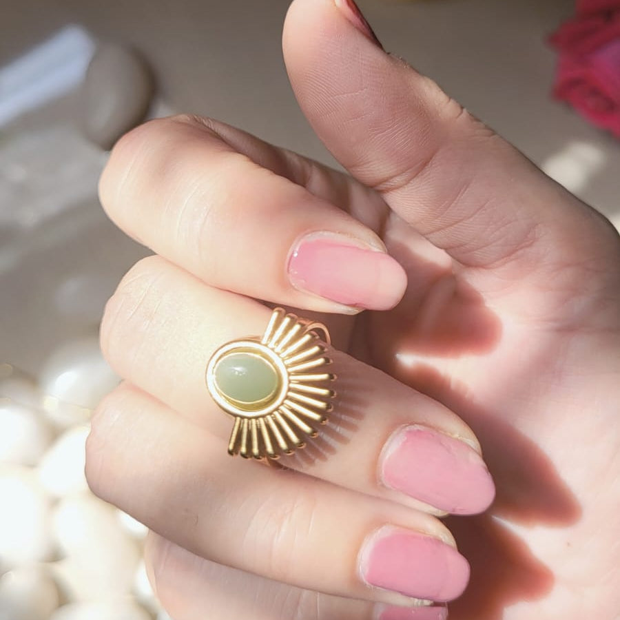 Sunburst Style Ring