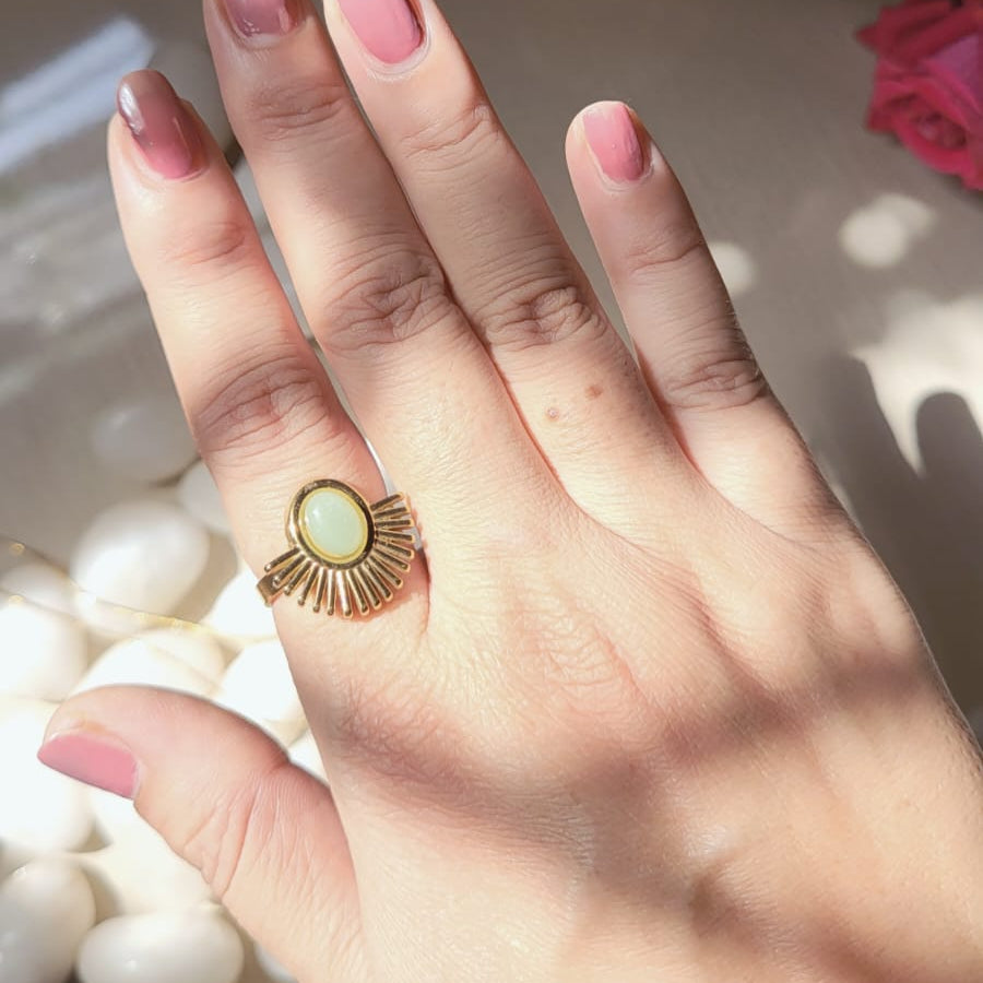 Sunburst Style Ring
