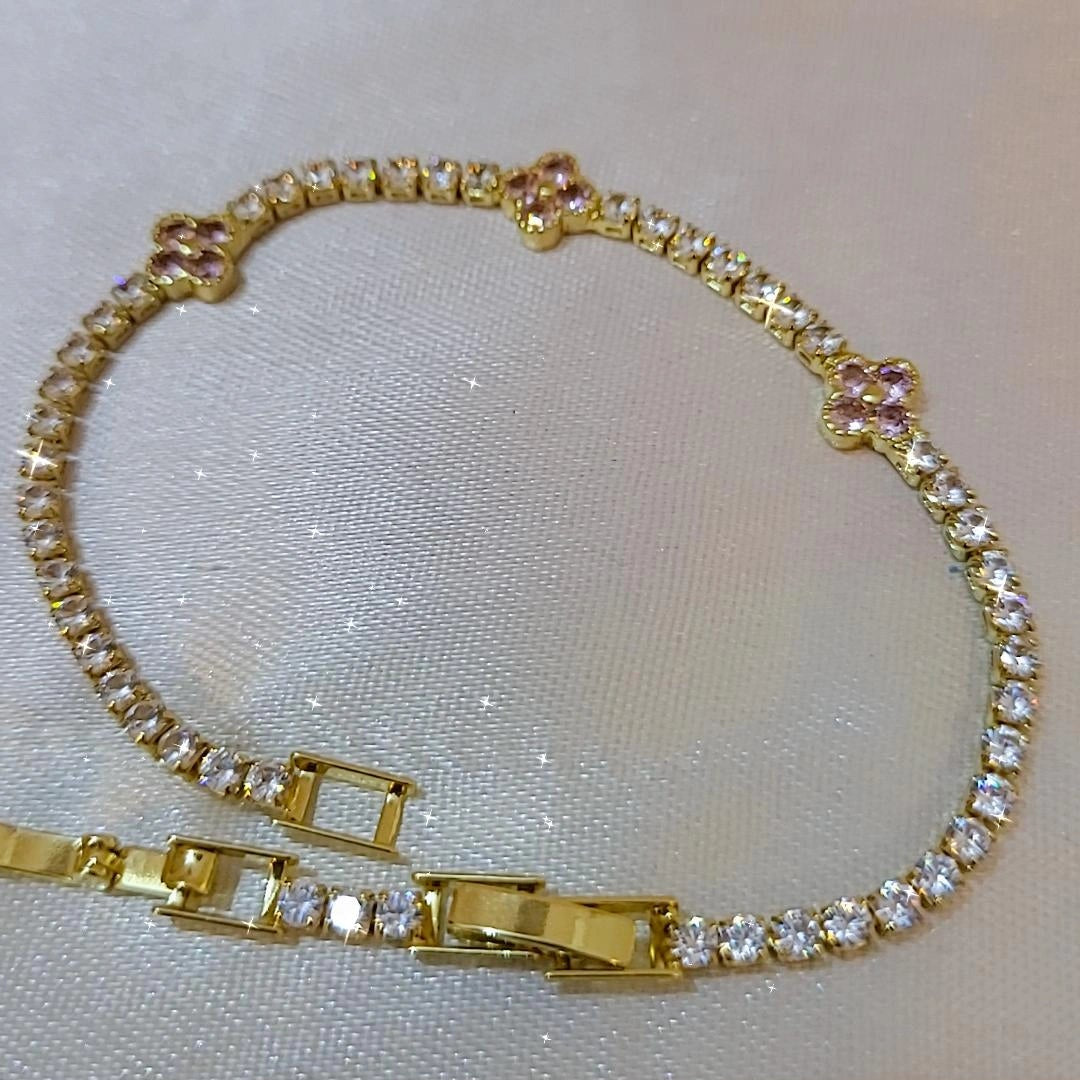 Golden Tennis bracelet
