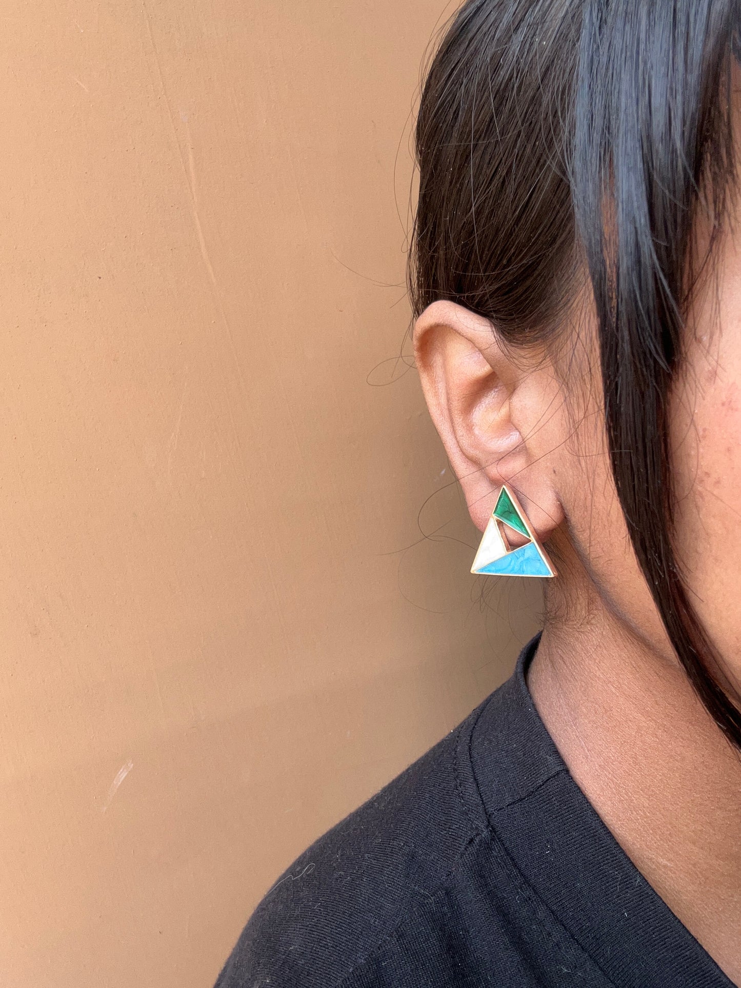Enamel earring002