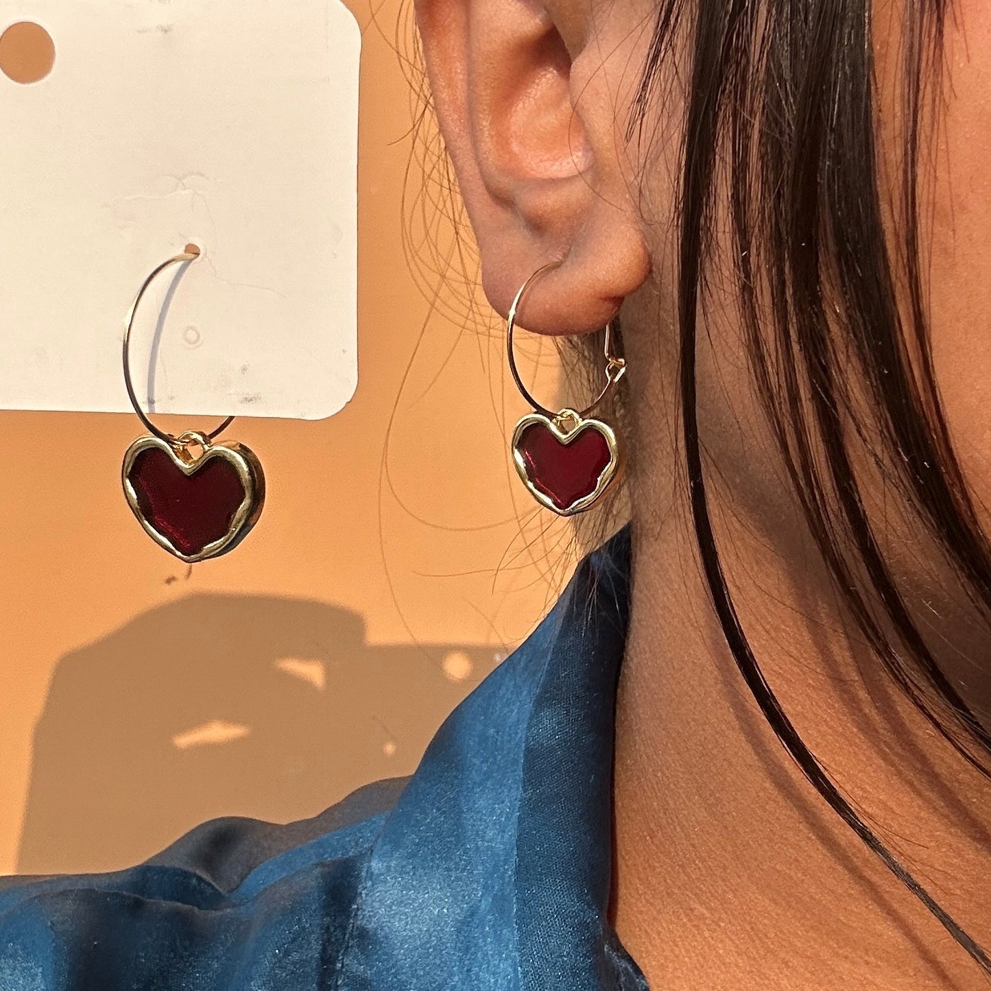 Heart Hanging Earring