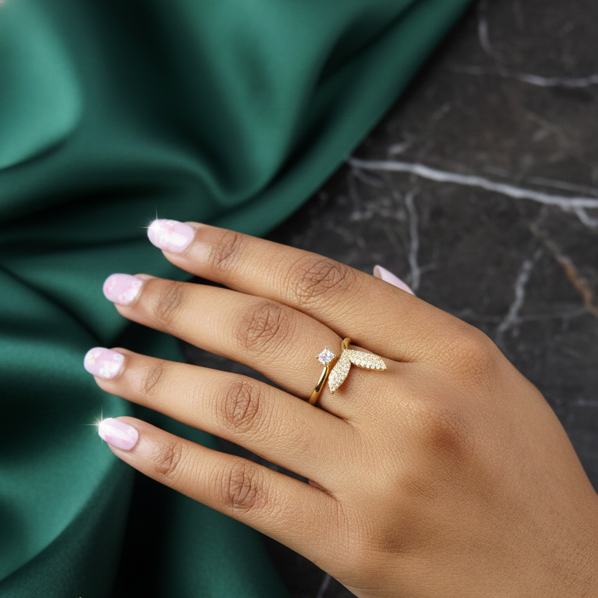 Mermaid's Tail  Design Ring